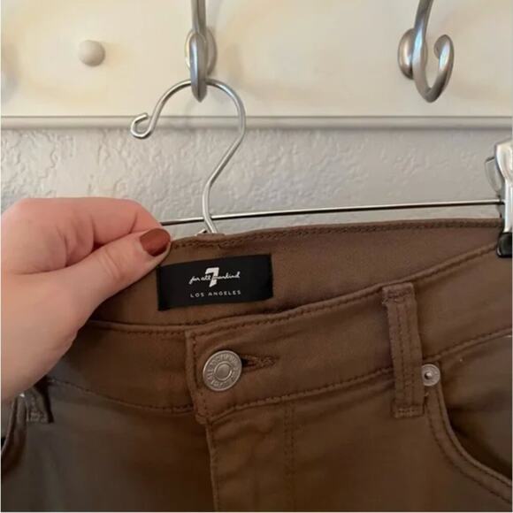 7 for All Mankind High Rise Ankle Skinny Jeans - Picture 5 of 9